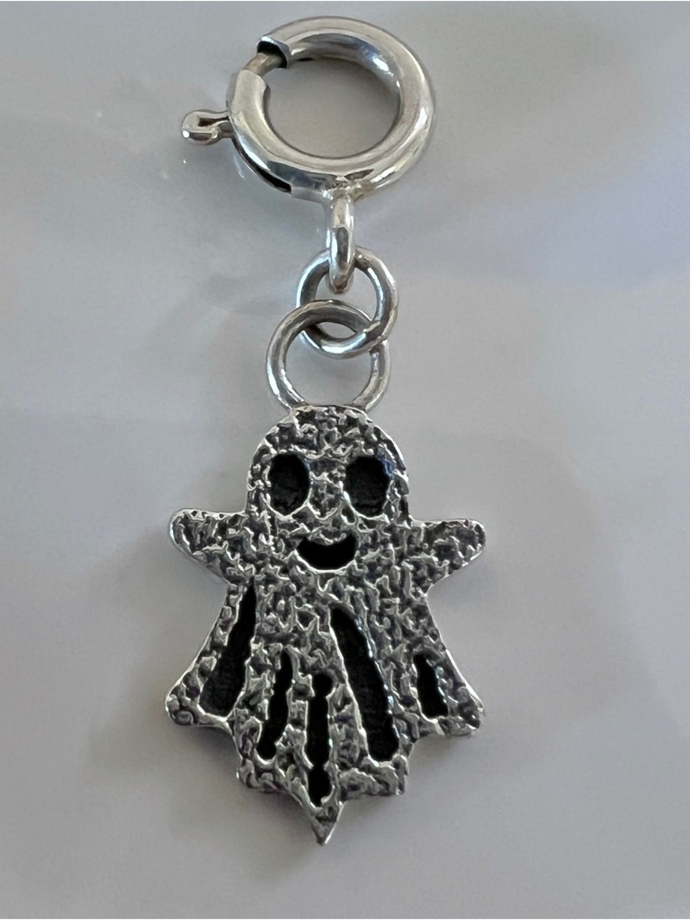 Krush Kandy Sterling Silver 925 Opal Halloween Ring and Pendant charm ghost - Picture 3 of 11